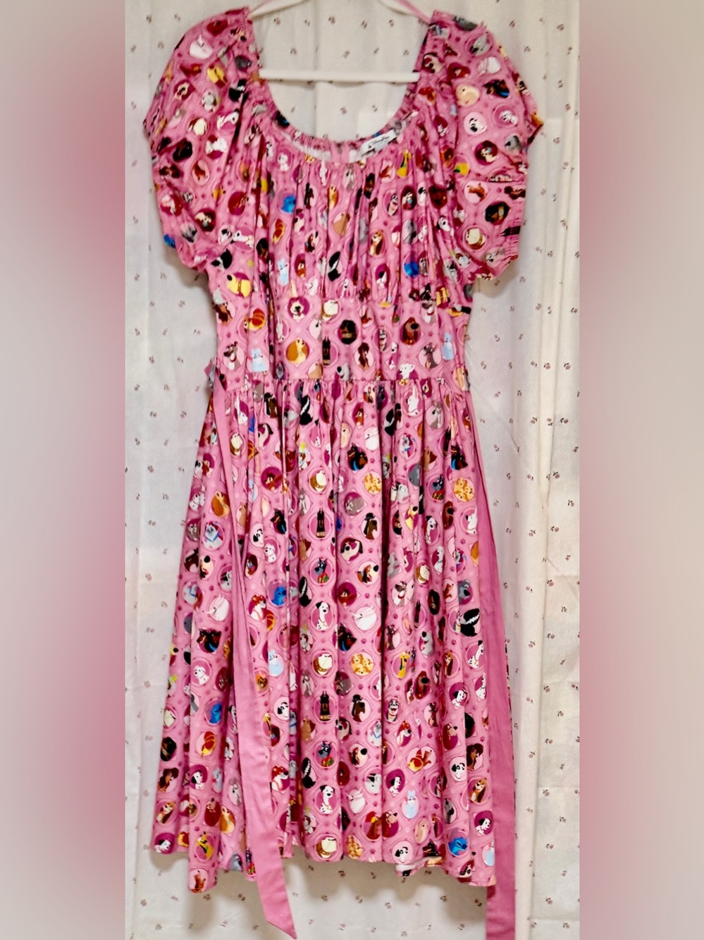 Disney Dress Shop Pink Dogs Dress 2X